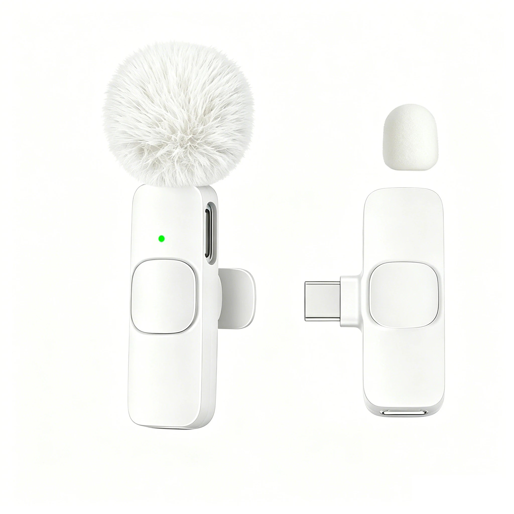 Micrófono Inalámbrico Profesional USB-C – Plug & Play