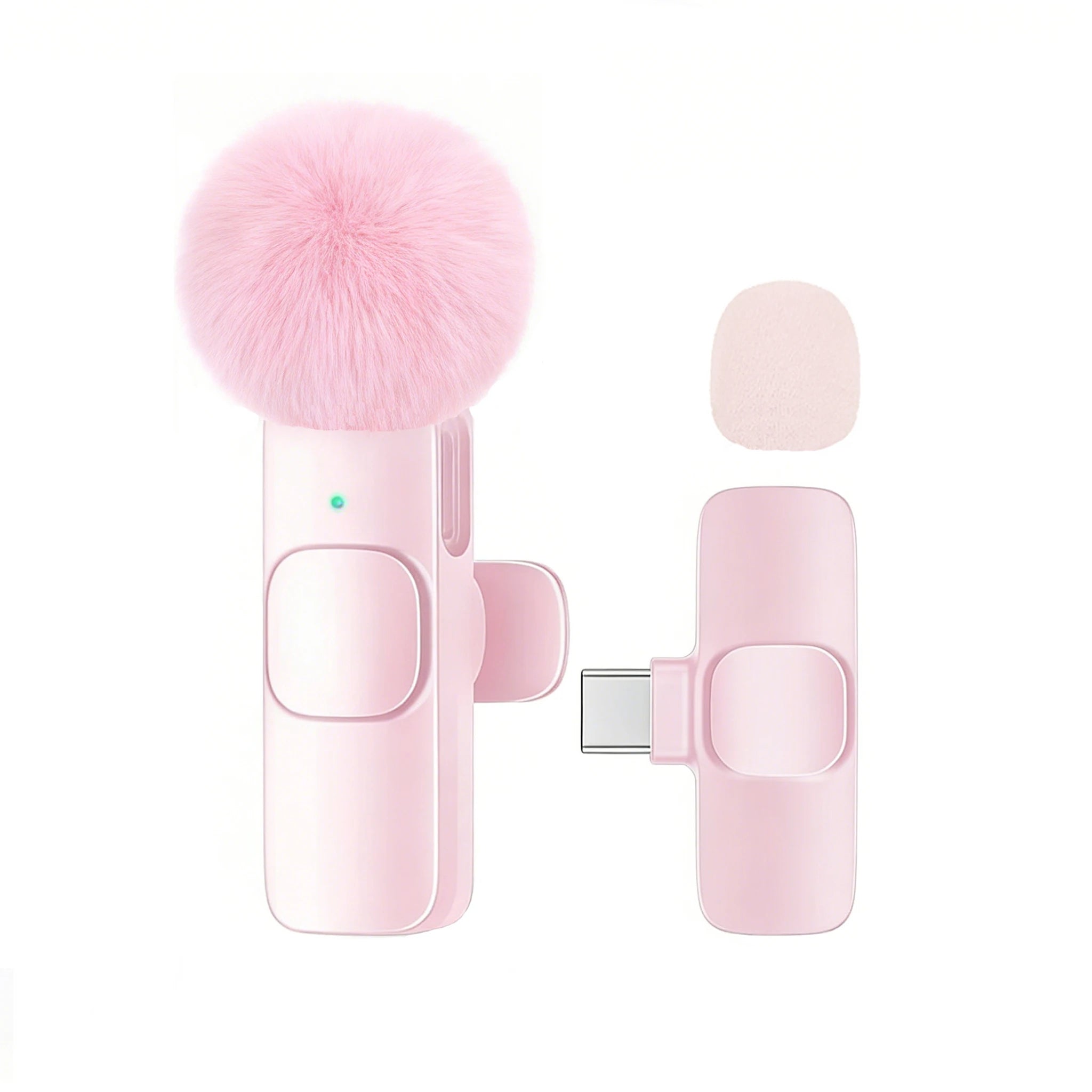 Micrófono Inalámbrico Profesional USB-C – Plug & Play