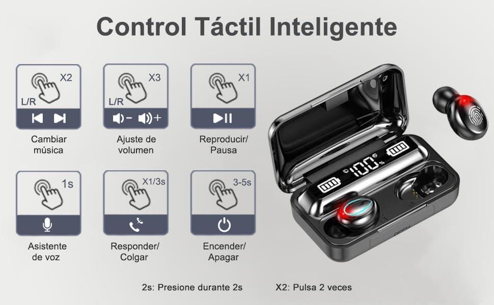 Auriculares Inalámbricos Bluetooth V5.3